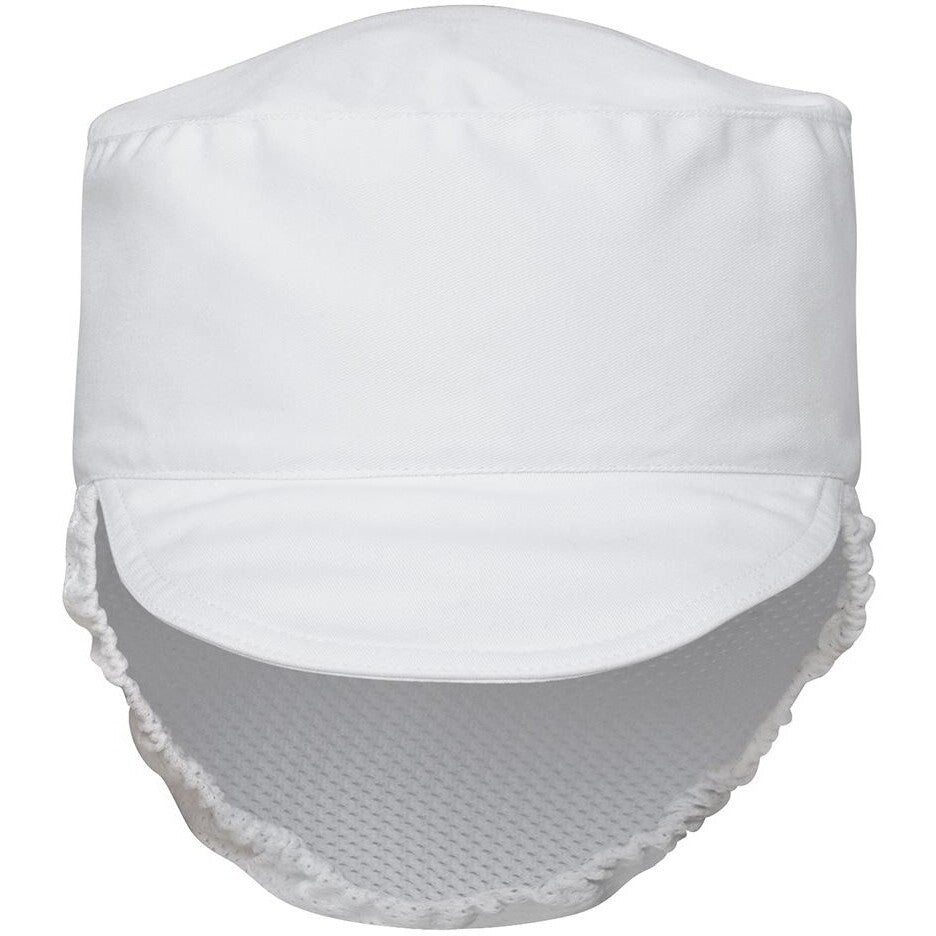 JB's Wear 5HFH Food Prep Hat - Front View | color:White|view:front