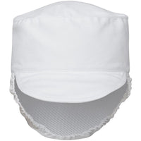 JB's Wear 5HFH Food Prep Hat - Front View | color:White|view:front