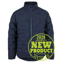 JB's Wear 3AGJ Graphene Puffer Jacket - Front View | color:Navy|view:front