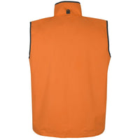 JB's Wear 6HRV Hi Vis 4602.1 Reversible Vest - Back View | color:Orange/Navy|view:back