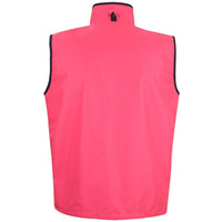 JB's Wear 6HRV Hi Vis 4602.1 Reversible Vest - Back View | color:Pink/Navy|view:back
