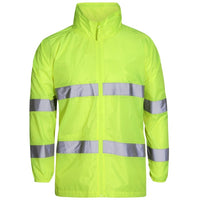JB's Wear 6DRJ Hi Vis (D+N) Bio-Motion Jacket - Front View | color:Lime|view:front