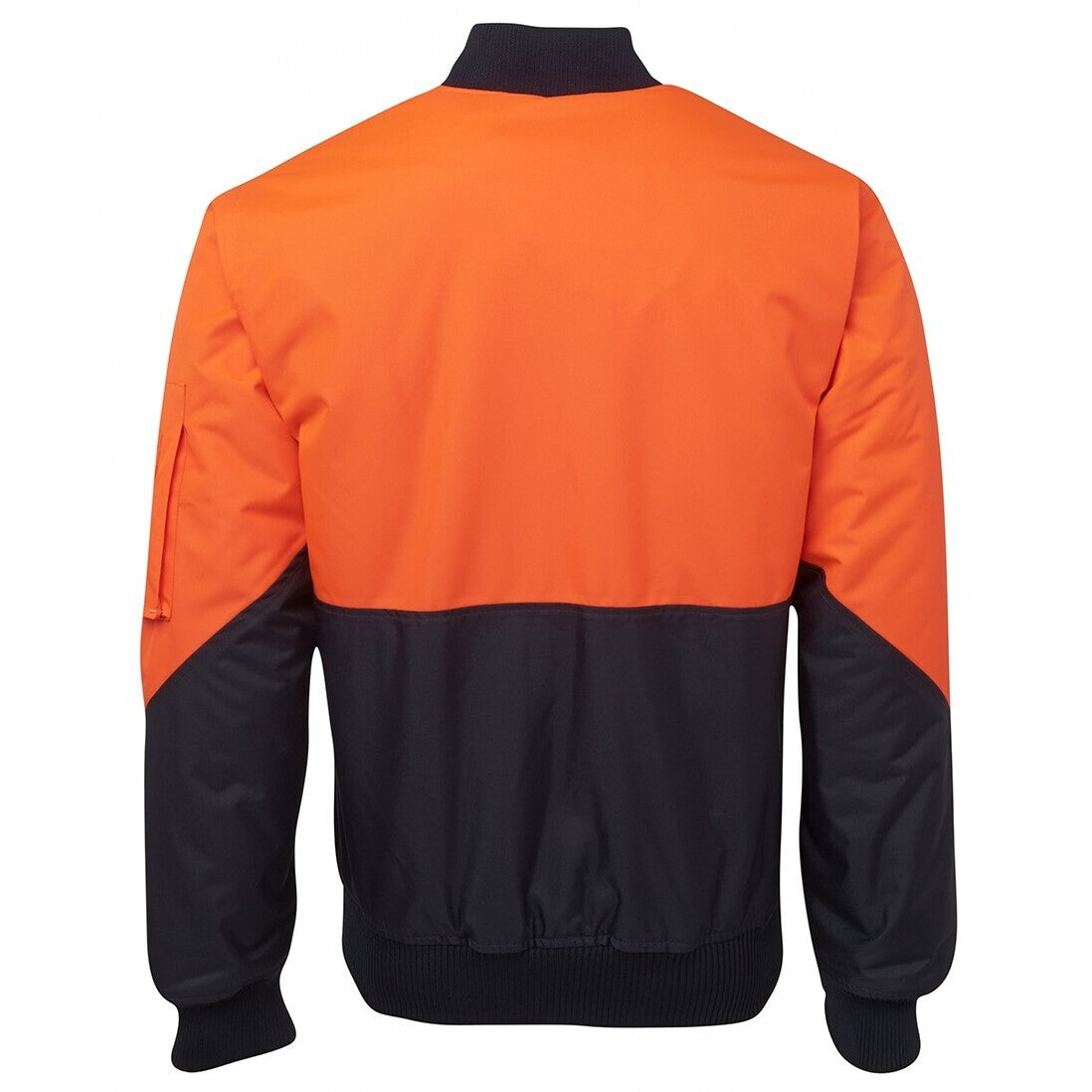 JB's Wear 6HVFJ Hi Vis Flying Jacket - Back View | color:Orange/Navy|view:back