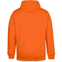 JB's Wear 6HVPH Hi Vis Pull Over Hoodie - Back View | color:Orange|view:back