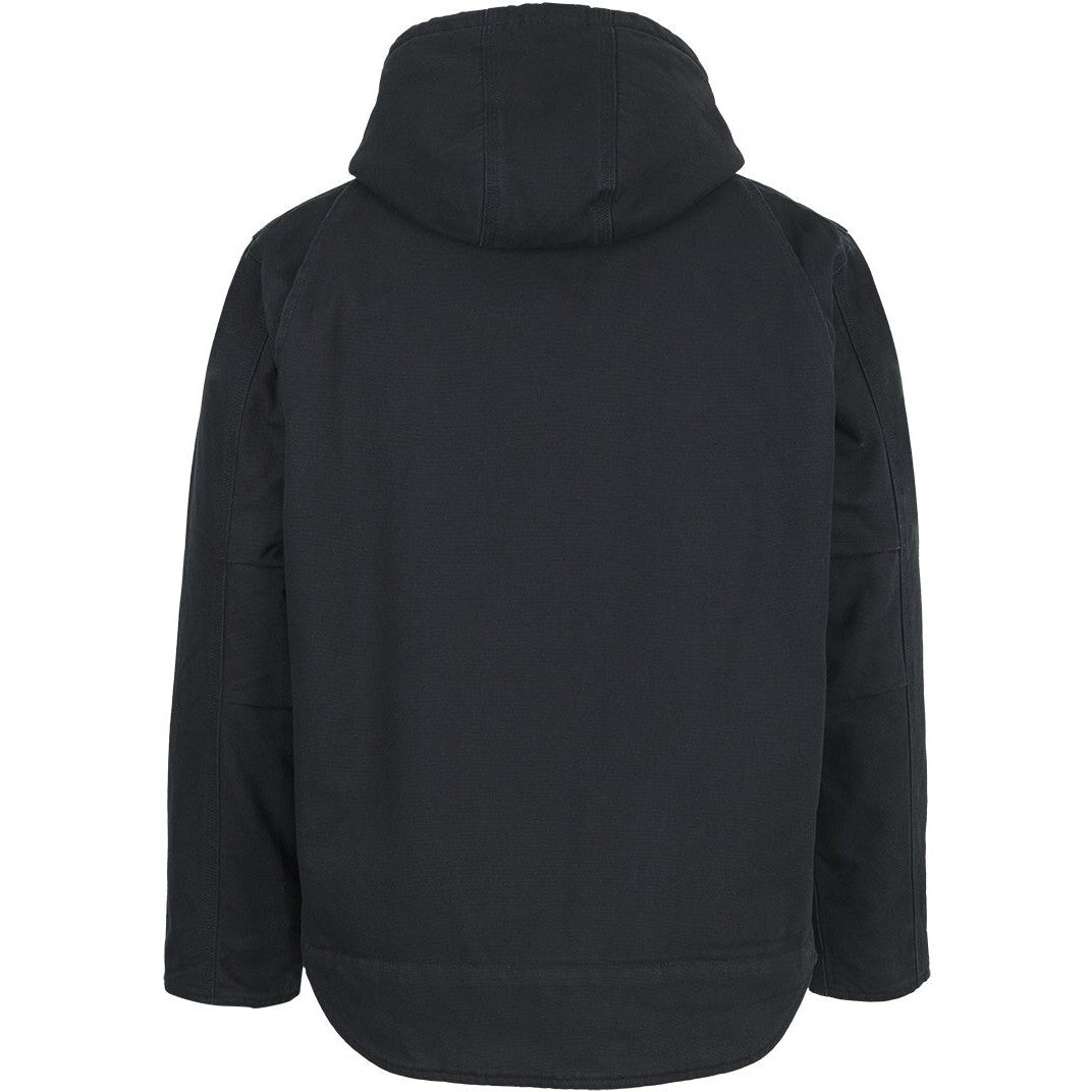 JB's Wear 3BHJ Hooded Barn Jacket - Back View | color:Black|view:back