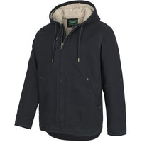 JB's Wear 3BHJ Hooded Barn Jacket - Side View | color:Black|view:side