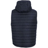 JB's Wear 3AHV Hooded Puffer Vest - Back View | color:Navy|view:back