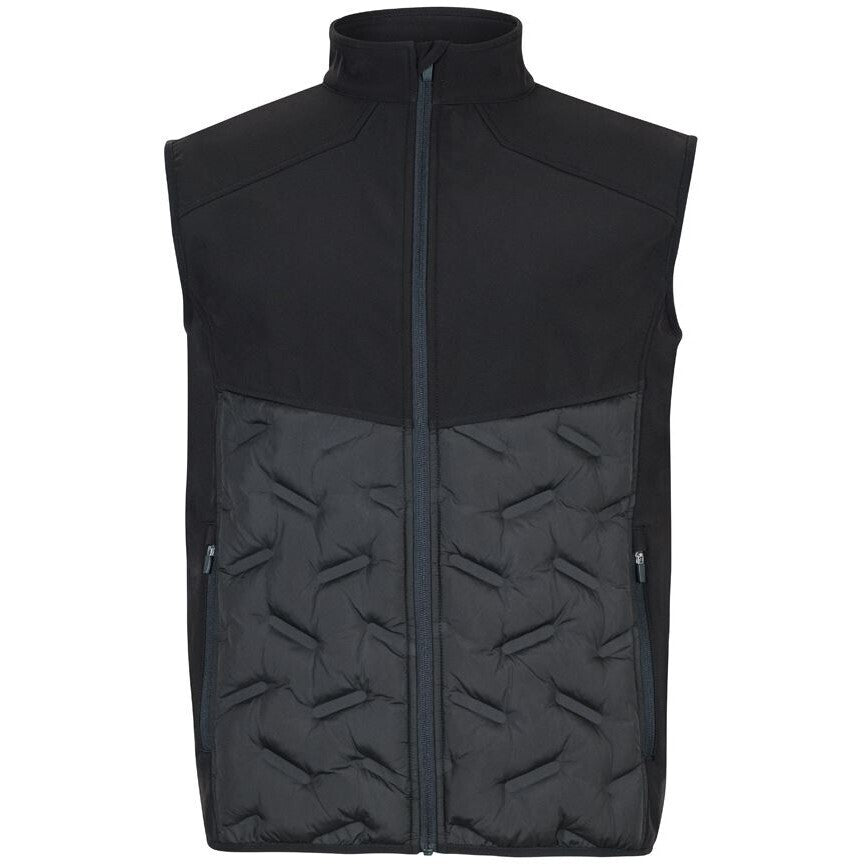 JB's Wear 3LHV Hybrid Vest - Front View | color:Black|view:front