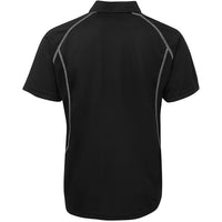 JB's Wear 7IP Insert Polo - Back View | color:Black/Grey|view:back