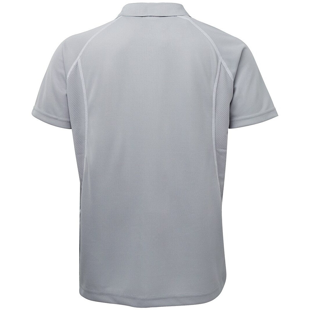 JB's Wear 7IP Insert Polo - Back View | color:Grey/White|view:back