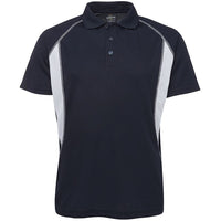 JB's Wear 7IP Insert Polo - Front View | color:Navy/White|view:front