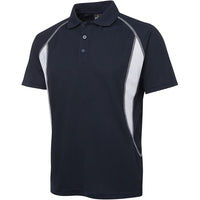 JB's Wear 7IP Insert Polo - Side View | color:Navy/White|view:side