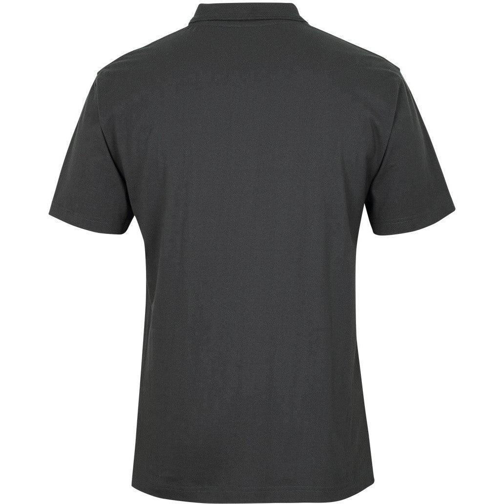 JB's Wear 2CJ Jersey Polo - Back View | color:Gunmetal|view:back