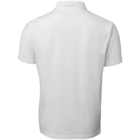 JB's Wear 2CJ Jersey Polo - Back View | color:White|view:back