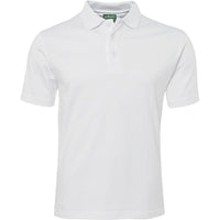 JB's Wear 2CJ Jersey Polo - Front View | color:White|view:front