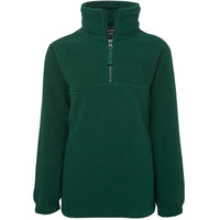 JB's Wear 3KP Kids 1/2 Zip Polar - Front View | color:Bottle|view:front