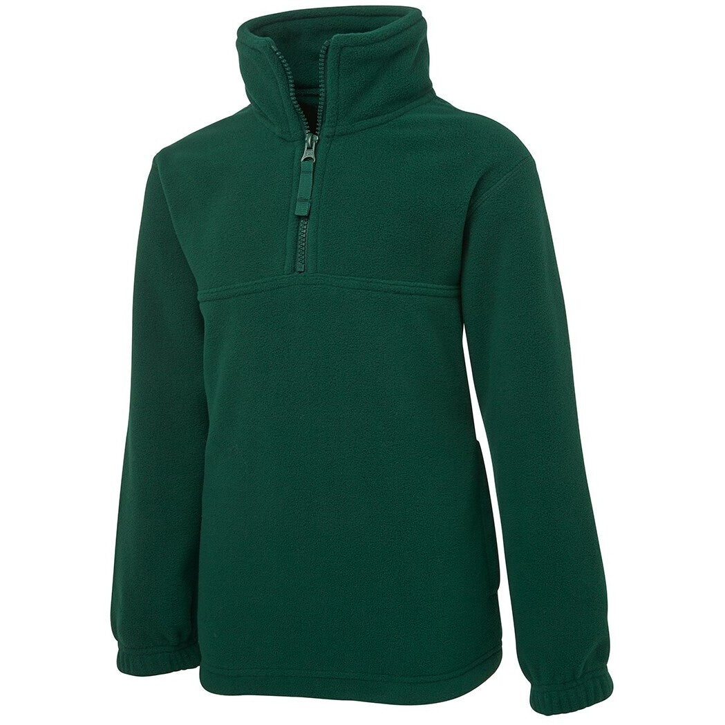 JB's Wear 3KP Kids 1/2 Zip Polar - Side View | color:Bottle|view:side