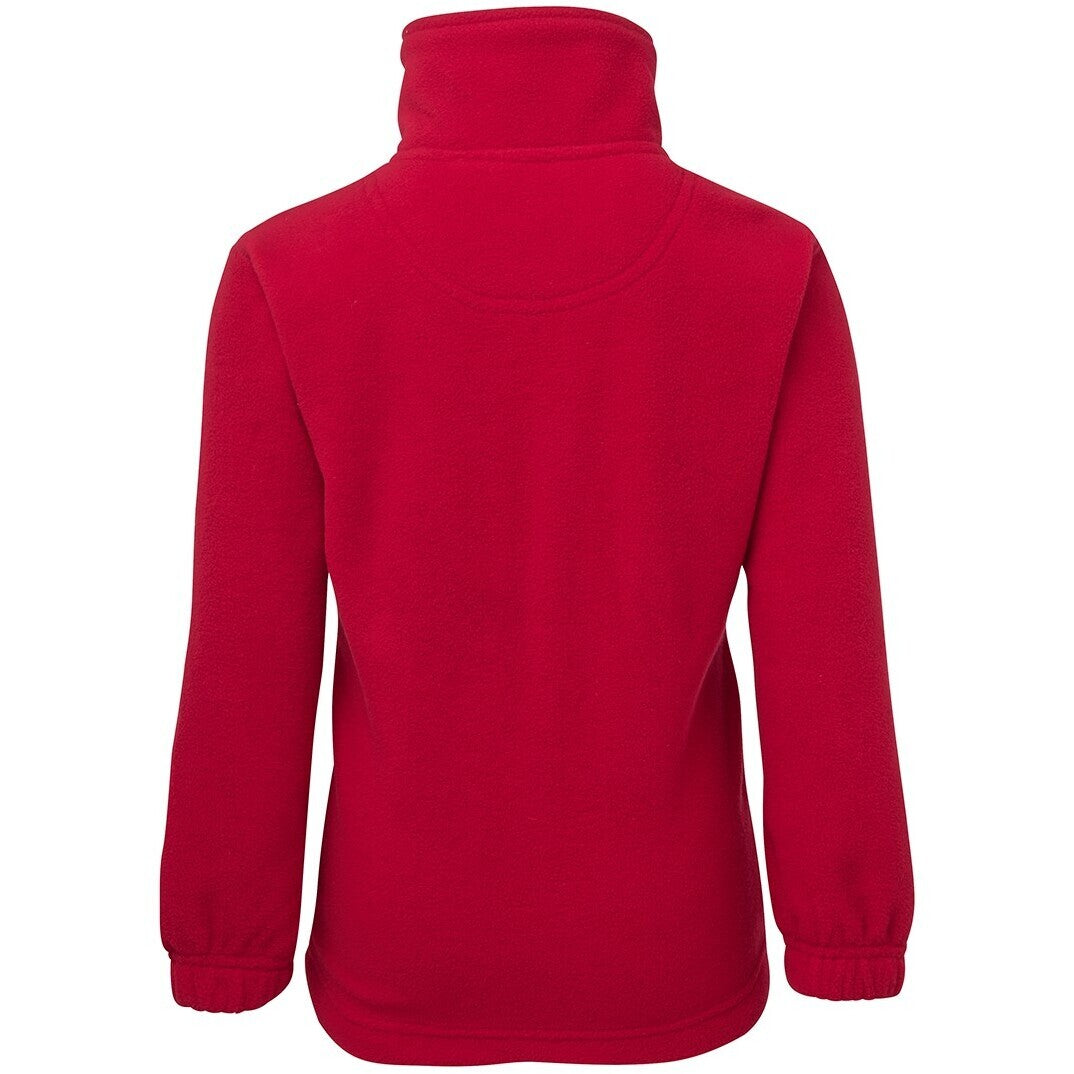 JB's Wear 3KP Kids 1/2 Zip Polar - Back View | color:Dk Red|view:back