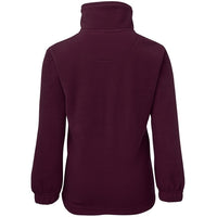 JB's Wear 3KP Kids 1/2 Zip Polar - Back View | color:Maroon|view:back