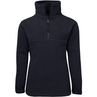 JB's Wear 3KP Kids 1/2 Zip Polar - Front View | color:Navy|view:front