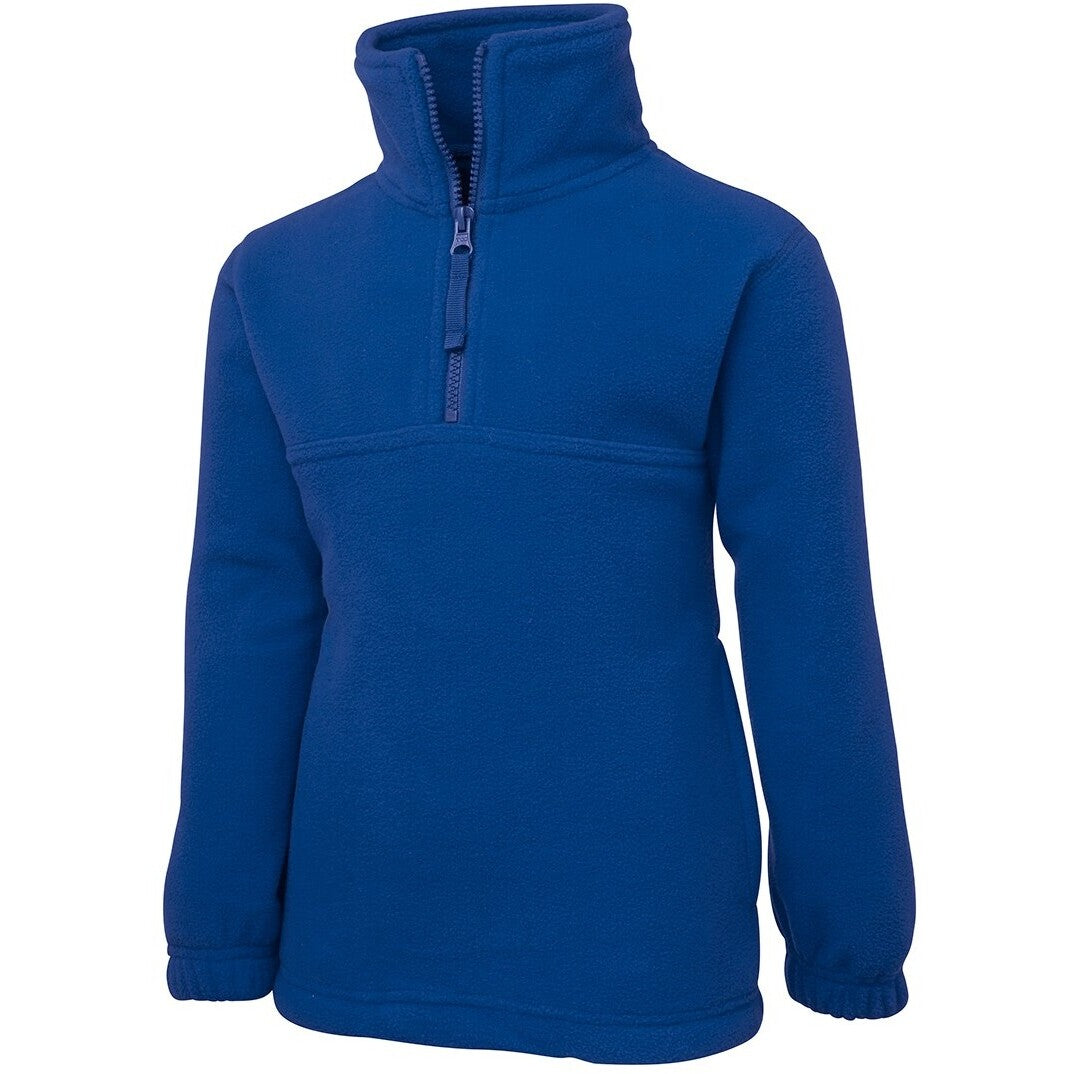 JB's Wear 3KP Kids 1/2 Zip Polar - Side View | color:Royal|view:side