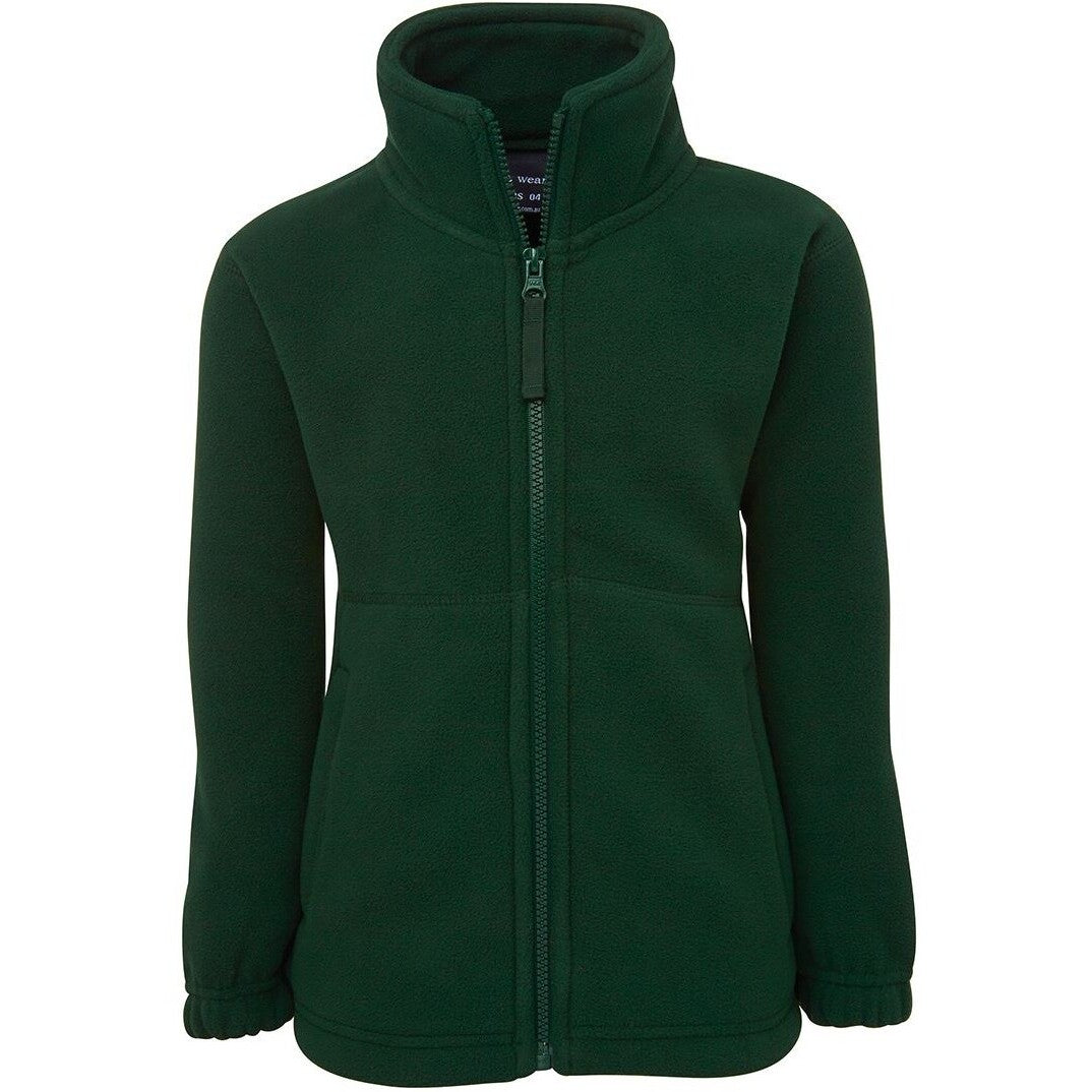 JB's Wear 3FJ Kids & Adults Full Zip Polar - Front View | color:Bottle|view:front