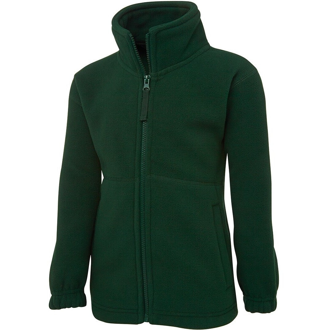 JB's Wear 3FJ Kids & Adults Full Zip Polar - Side View | color:Bottle|view:side