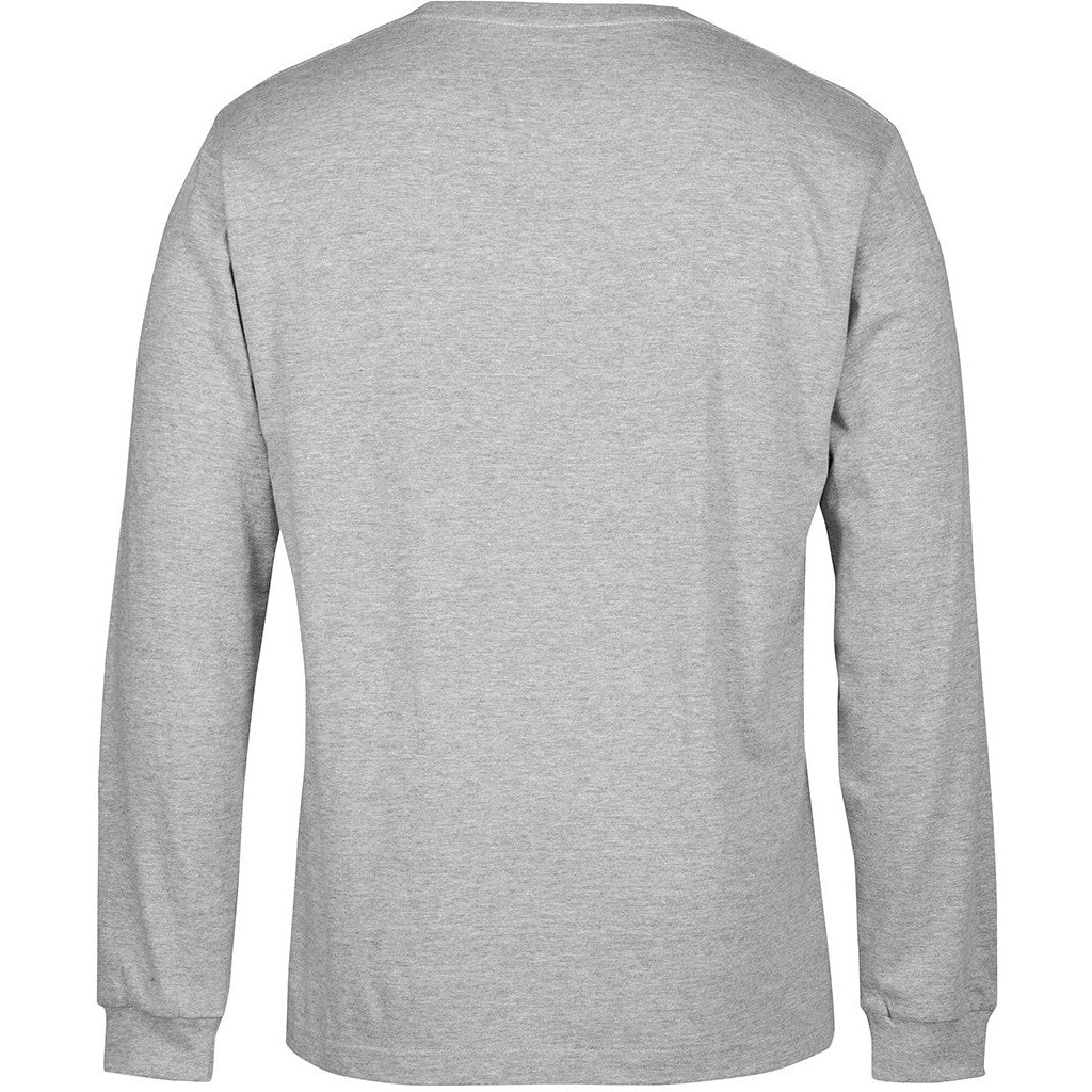 JB's Wear 1LS Kids & Adults Long Sleeve Tee - Back View | color:13% Marle|view:back