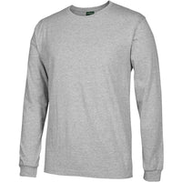 JB's Wear 1LS Kids & Adults Long Sleeve Tee - Side View | color:13% Marle|view:side