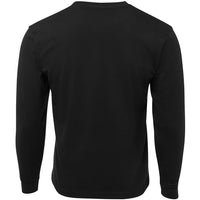 JB's Wear 1LS Kids & Adults Long Sleeve Tee - Back View | color:Black|view:back