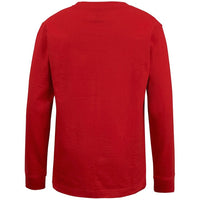 JB's Wear 1LS Kids & Adults Long Sleeve Tee - Back View | color:Red|view:back