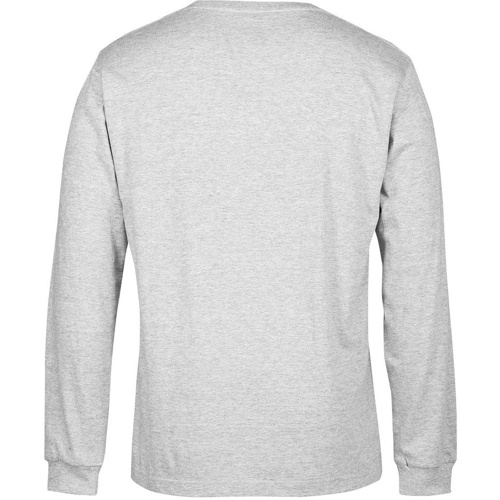 JB's Wear 1LS Kids & Adults Long Sleeve Tee - Back View | color:Snow Marle|view:back