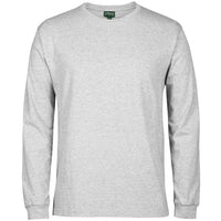 JB's Wear 1LS Kids & Adults Long Sleeve Tee - Front View | color:Snow Marle|view:front