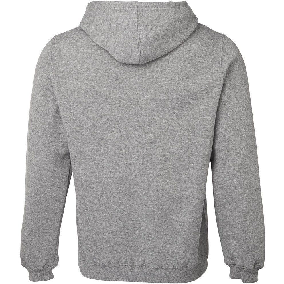 JB's Wear 3POH Kids & Adults P/C Pop Over Hoodie - Back View | color:13% Marle|view:back