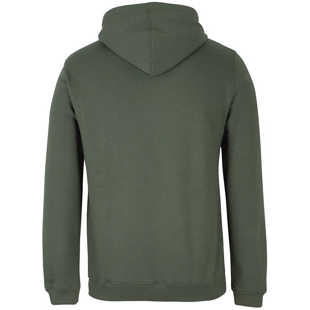 JB's Wear 3POH Kids & Adults P/C Pop Over Hoodie - Back View | color:Army|view:back