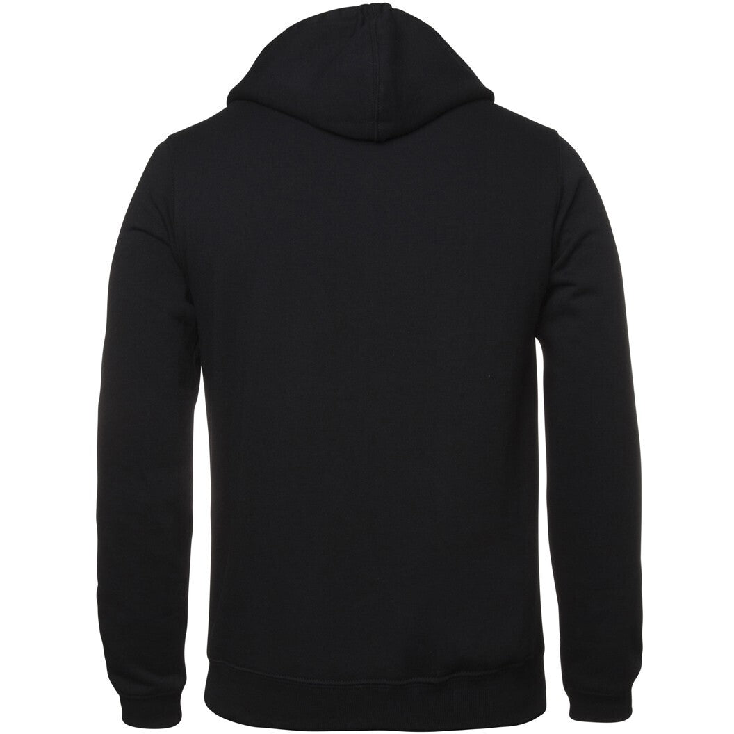 JB's Wear 3POH Kids & Adults P/C Pop Over Hoodie - Back View | color:Black|view:back