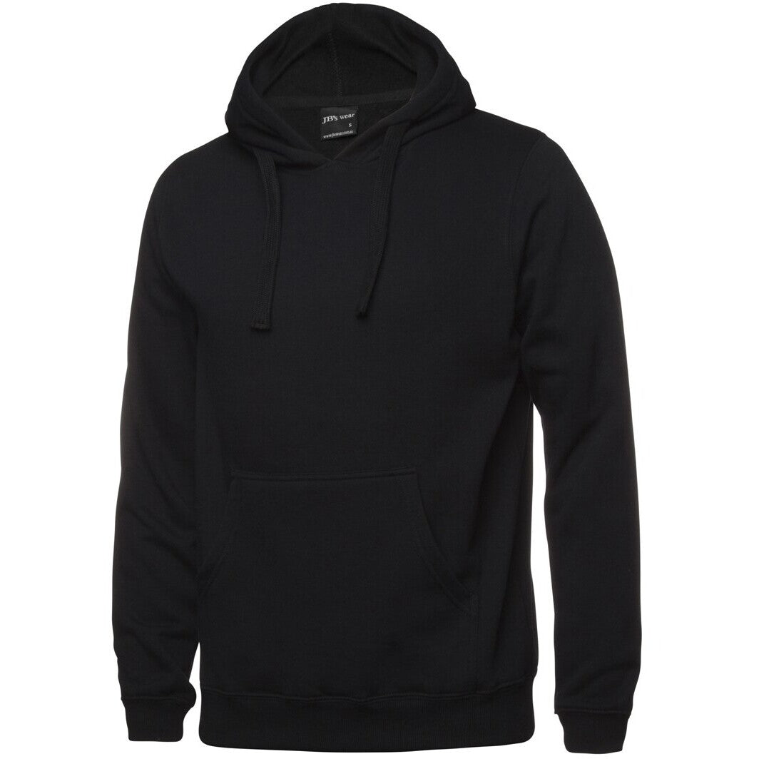 JB's Wear 3POH Kids & Adults P/C Pop Over Hoodie - Side View | color:Black|view:side