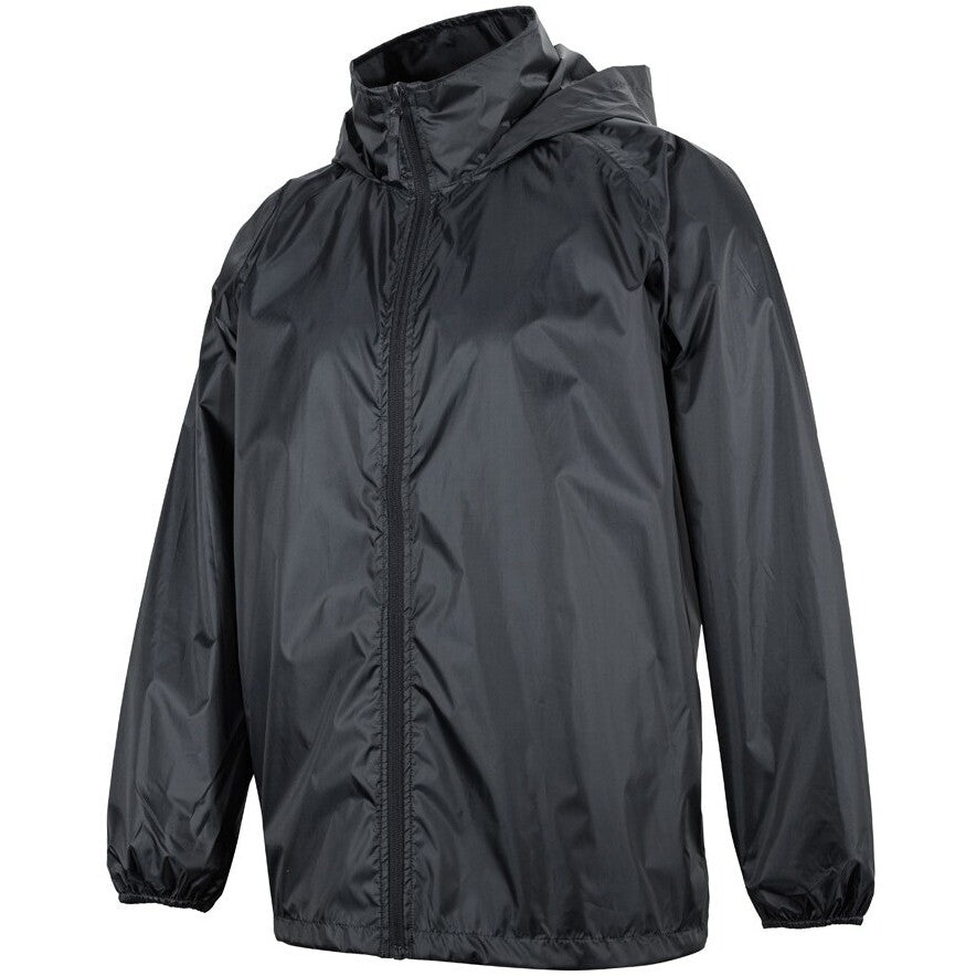 JB's Wear 3RFJK Kids & Adults Rain Forest Jacket - Side View | color:Black|view:side