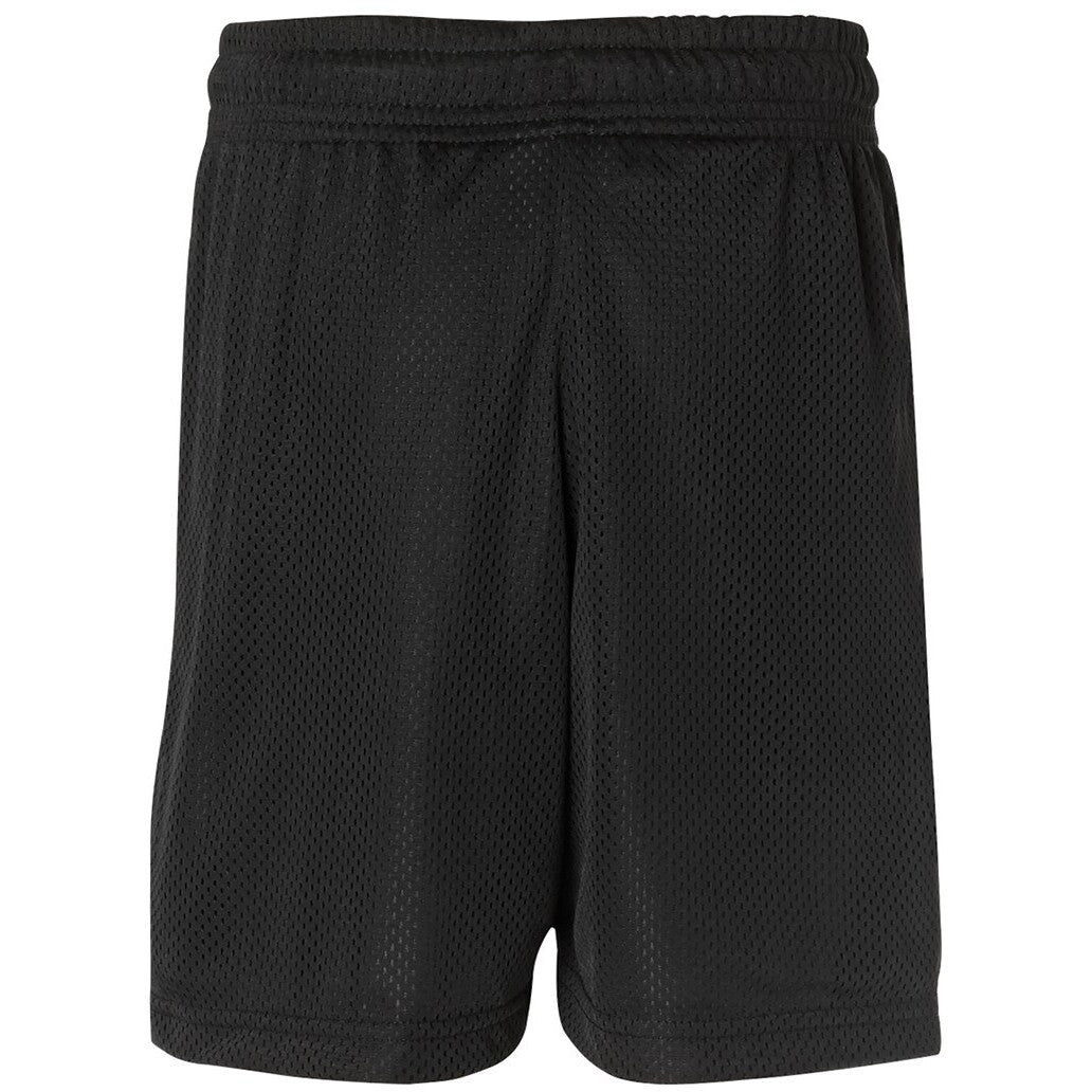 JB's Wear 7KBS Kids and Adults Basketball Short - Back View | color:Black|view:back