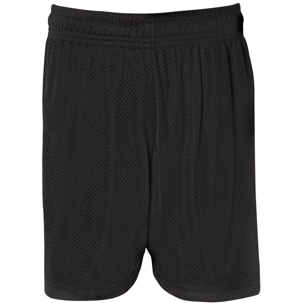 JB's Wear 7KBS Kids and Adults Basketball Short - Front View | color:Black|view:front