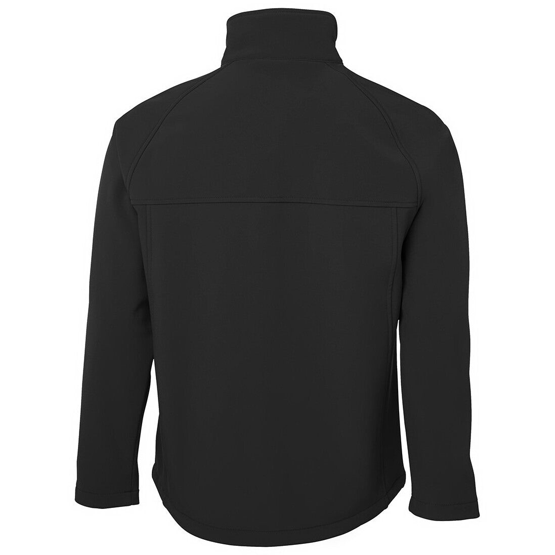 JB's Wear 3LJ Kids and Adults Layer Soft Shell Jacket - Back View | color:Black/Black|view:back
