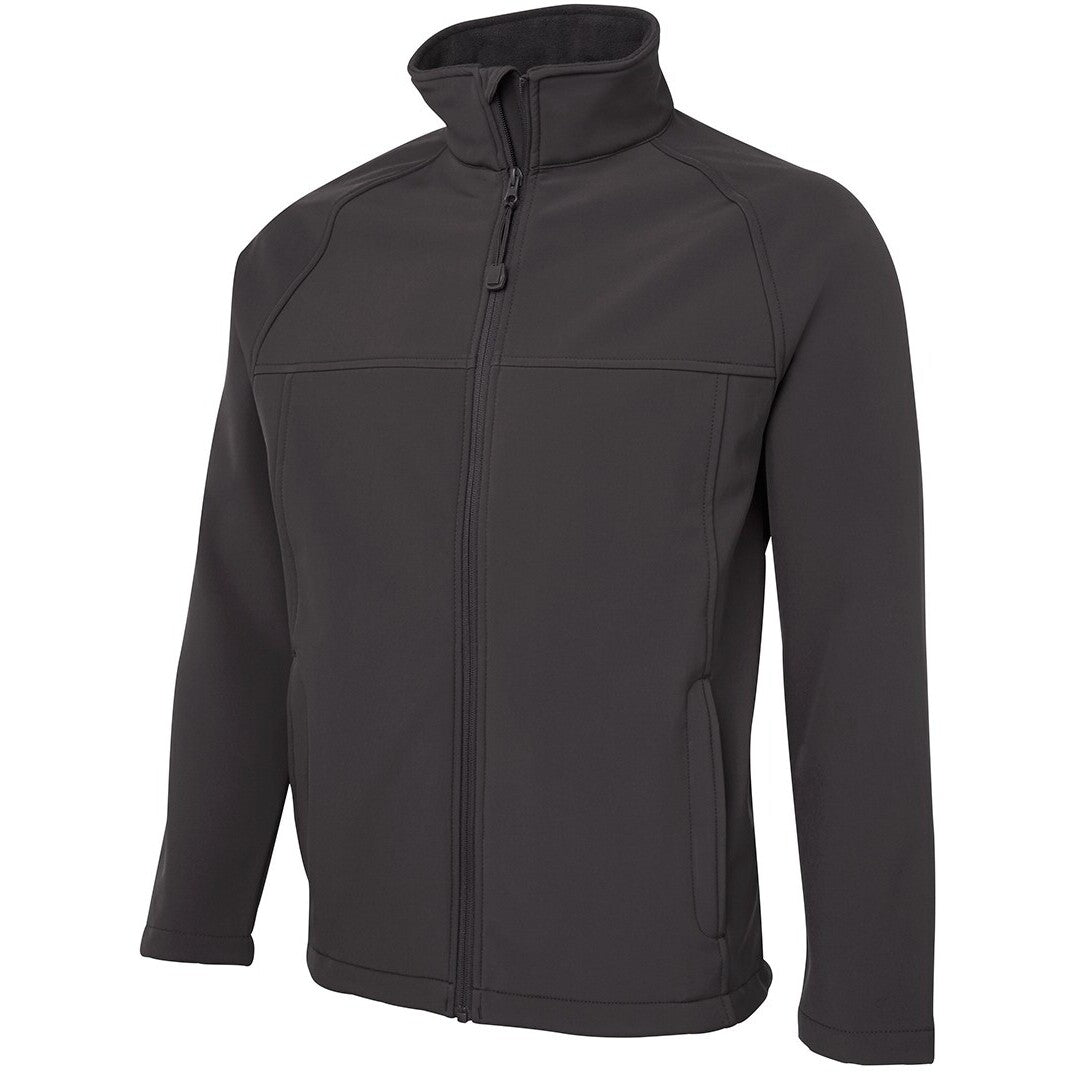 JB's Wear 3LJ Kids and Adults Layer Soft Shell Jacket - Side View | color:Grey|view:side