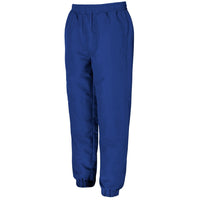 JB's Wear 7WUCP Kids Cuffed Warm Up Pants - Side View | color:Royal|view:side
