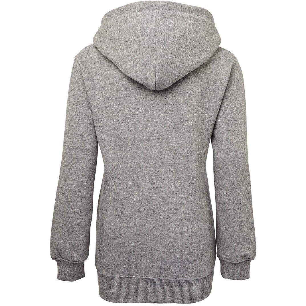 JB's Wear 3KFH Kids Fleecy Hoodie - Back View | color:13% Marle|view:back