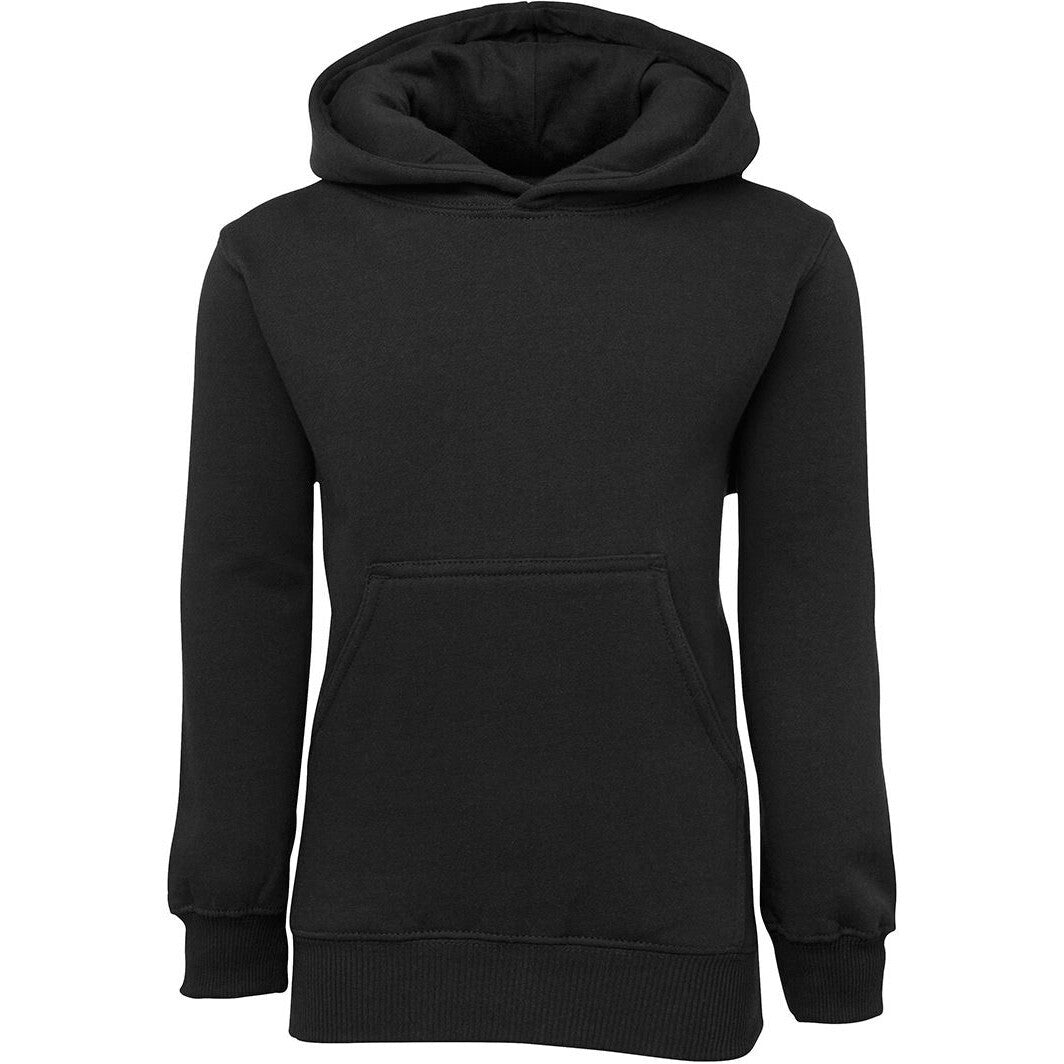 JB's Wear 3KFH Kids Fleecy Hoodie - Front View | color:Black|view:front