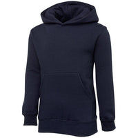 JB's Wear 3KFH Kids Fleecy Hoodie - Side View | color:Navy|view:side