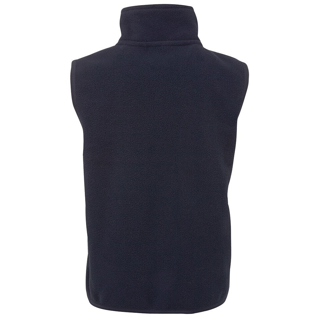 JB's Wear 3KOV Kids Polar Vest - Back View | color:Navy|view:back