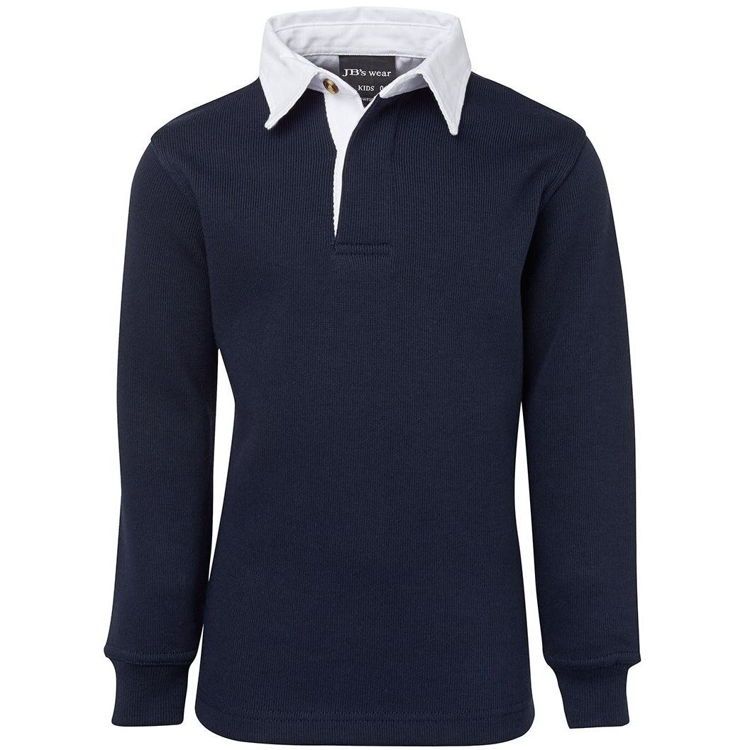 JB's Wear 3KRG Kids Rugby - Front View | color:Navy/White|view:front