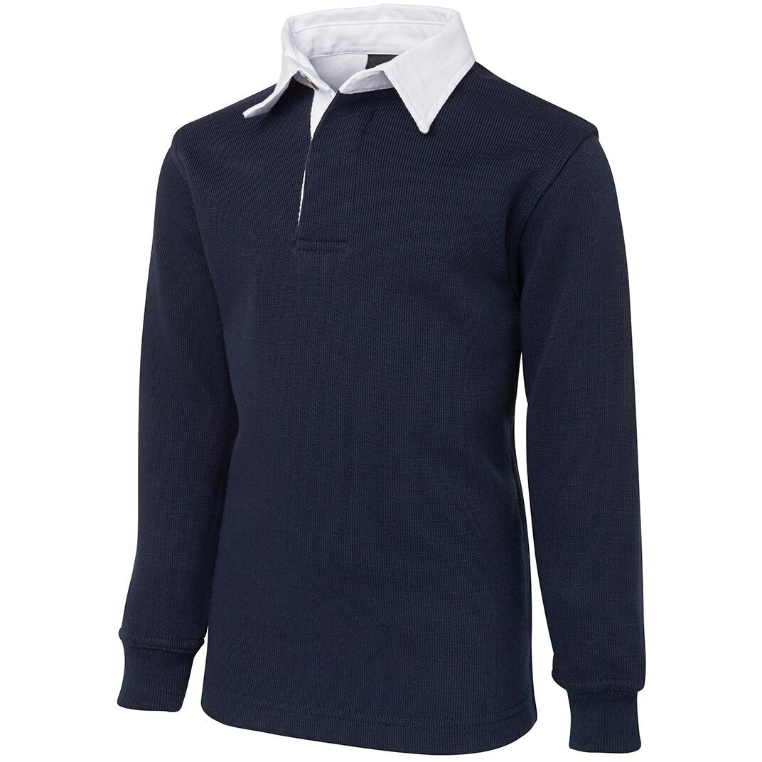 JB's Wear 3KRG Kids Rugby - Side View | color:Navy/White|view:side