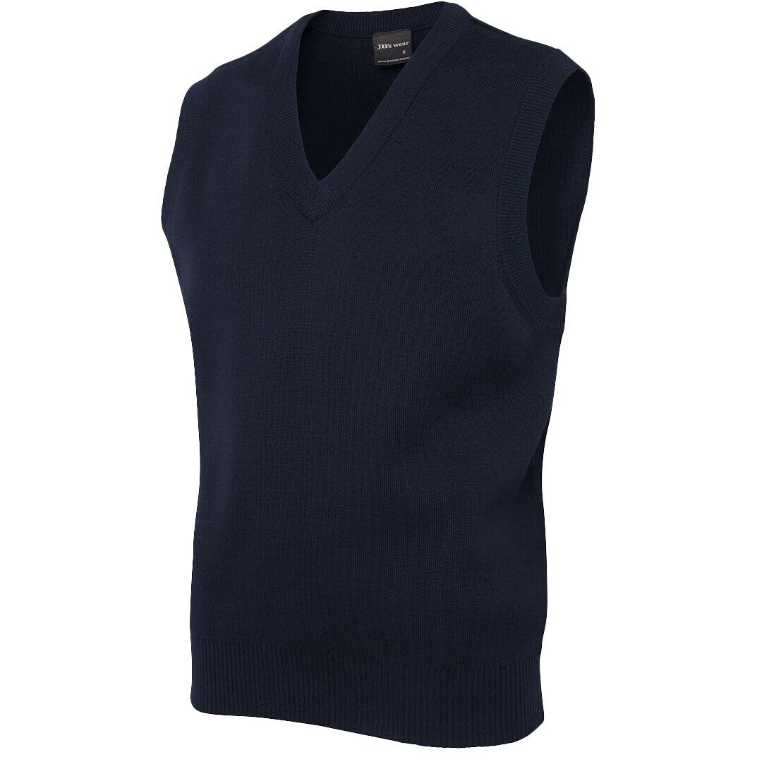 JB's Wear Z6V Knitted Vest - Side View | color:Dark Navy|view:side